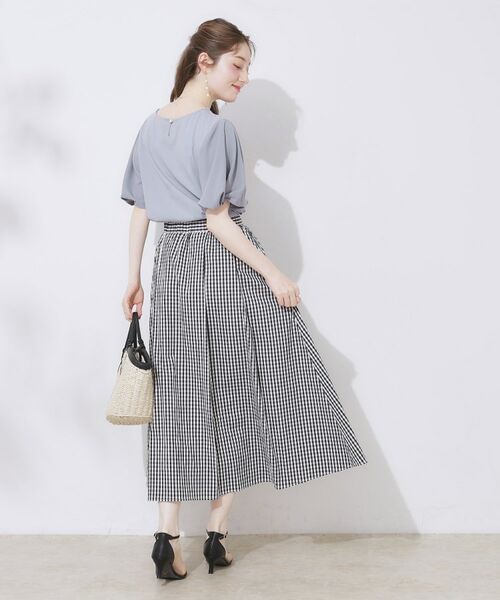 Couture Brooch / クチュールブローチ カットソー | 【接触冷感・UVカット・通勤】ねじり袖サイロコンパクト | 詳細26