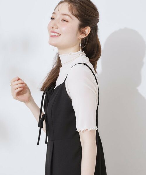 Couture Brooch / クチュールブローチ カットソー | シアーチュール5分袖トップス | 詳細2