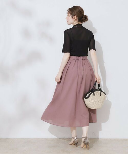 Couture Brooch / クチュールブローチ カットソー | シアーチュール5分袖トップス | 詳細20