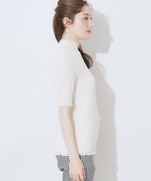 Couture Brooch / クチュールブローチ カットソー | シアーチュール5分袖トップス | 詳細23