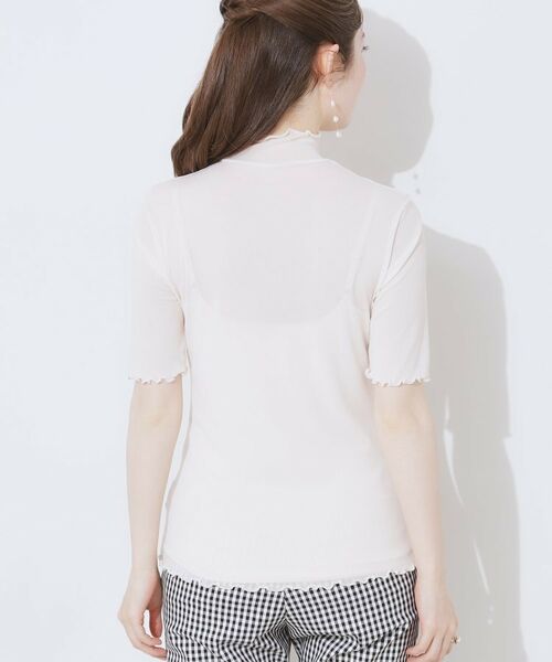 Couture Brooch / クチュールブローチ カットソー | シアーチュール5分袖トップス | 詳細24