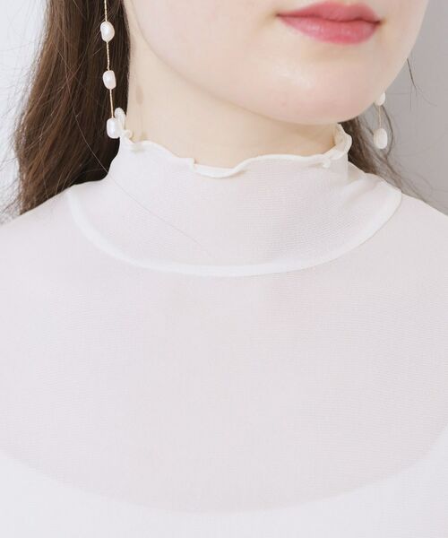 Couture Brooch / クチュールブローチ カットソー | シアーチュール5分袖トップス | 詳細25