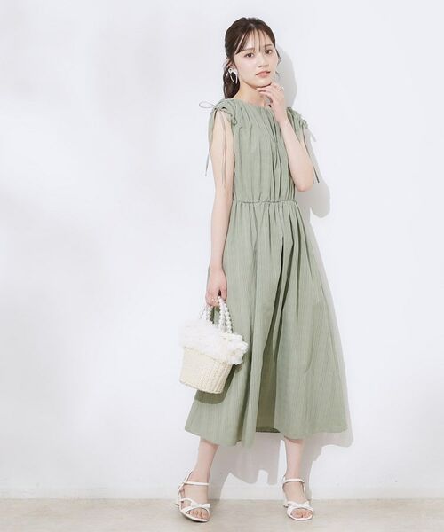 Couture Brooch / クチュールブローチ ロング・マキシ丈ワンピース | 【大人可愛い】カラミチェック サマードレス | 詳細1