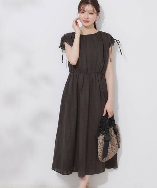 Couture Brooch / クチュールブローチ ロング・マキシ丈ワンピース | 【大人可愛い】カラミチェック サマードレス | 詳細13