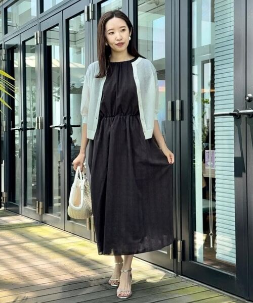 Couture Brooch / クチュールブローチ ロング・マキシ丈ワンピース | 【大人可愛い】カラミチェック サマードレス | 詳細20