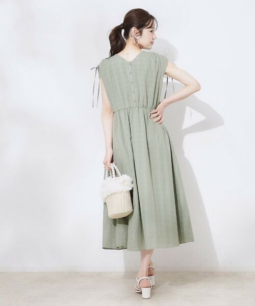 Couture Brooch / クチュールブローチ ロング・マキシ丈ワンピース | 【大人可愛い】カラミチェック サマードレス | 詳細3