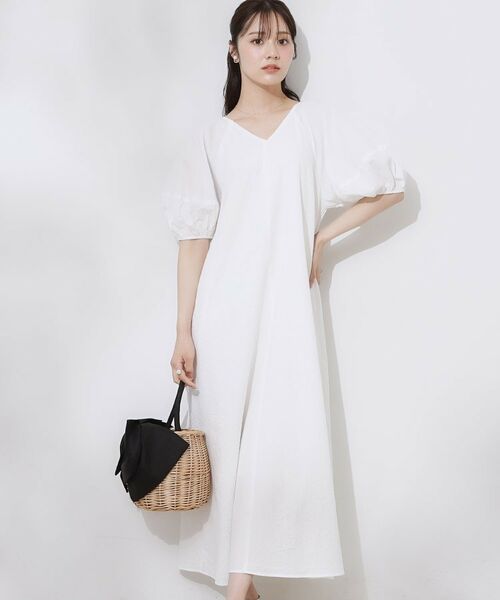 Couture Brooch / クチュールブローチ ロング・マキシ丈ワンピース | バルーンスリーブワンピース | 詳細1