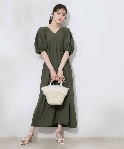 Couture Brooch / クチュールブローチ ロング・マキシ丈ワンピース | バルーンスリーブワンピース | 詳細11