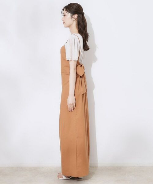 Couture Brooch / クチュールブローチ サロペット・オールインワン | 麻混リボンキャミサロペット | 詳細16