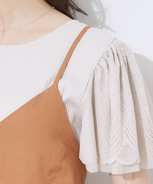 Couture Brooch / クチュールブローチ サロペット・オールインワン | 麻混リボンキャミサロペット | 詳細19