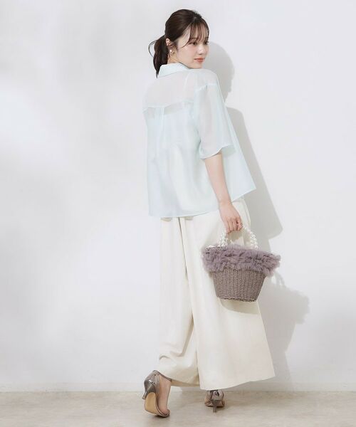 Couture Brooch / クチュールブローチ サロペット・オールインワン | 麻混リボンキャミサロペット | 詳細6