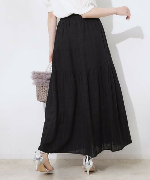 Couture Brooch / クチュールブローチ ロング・マキシ丈スカート | コットンレースティアードスカート | 詳細10