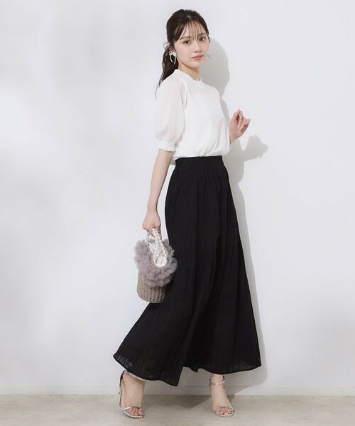 Couture Brooch / クチュールブローチ ロング・マキシ丈スカート | コットンレースティアードスカート | 詳細12