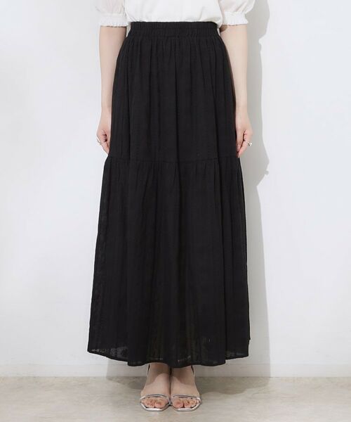 Couture Brooch / クチュールブローチ ロング・マキシ丈スカート | コットンレースティアードスカート | 詳細15