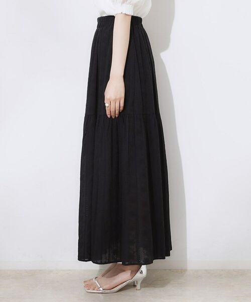 Couture Brooch / クチュールブローチ ロング・マキシ丈スカート | コットンレースティアードスカート | 詳細16