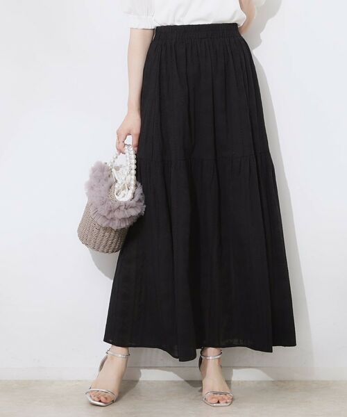 Couture Brooch / クチュールブローチ ロング・マキシ丈スカート | コットンレースティアードスカート | 詳細8