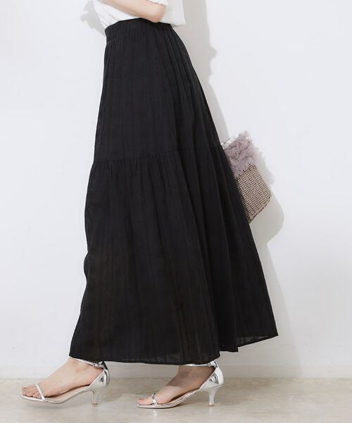 Couture Brooch / クチュールブローチ ロング・マキシ丈スカート | コットンレースティアードスカート | 詳細9