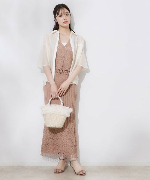 Couture Brooch / クチュールブローチ シャツ・ブラウス | 半袖シアーシャツ | 詳細4