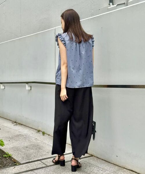 Couture Brooch / クチュールブローチ シャツ・ブラウス | 【マシンウォッシャブル】ドット刺繍リボンデザインブラウス | 詳細22