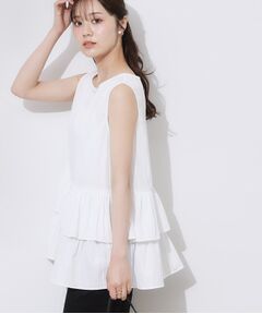 Couture Brooch / クチュールブローチ チュニック | フリルノースリチュニック