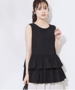 Couture Brooch / クチュールブローチ チュニック | フリルノースリチュニック