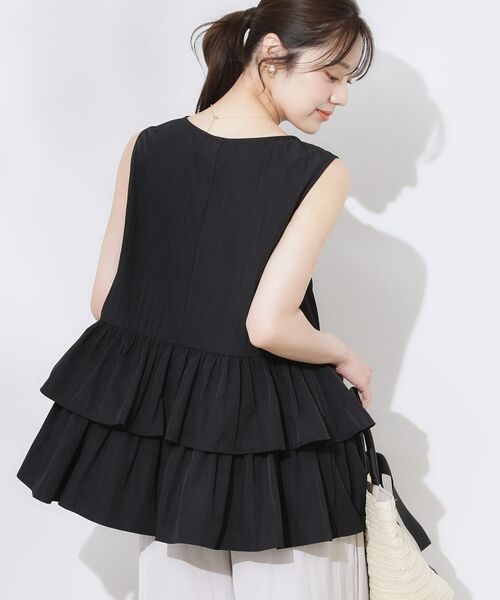 Couture Brooch / クチュールブローチ チュニック | フリルノースリチュニック | 詳細10