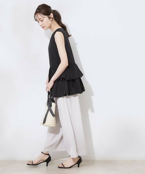 Couture Brooch / クチュールブローチ チュニック | フリルノースリチュニック | 詳細12