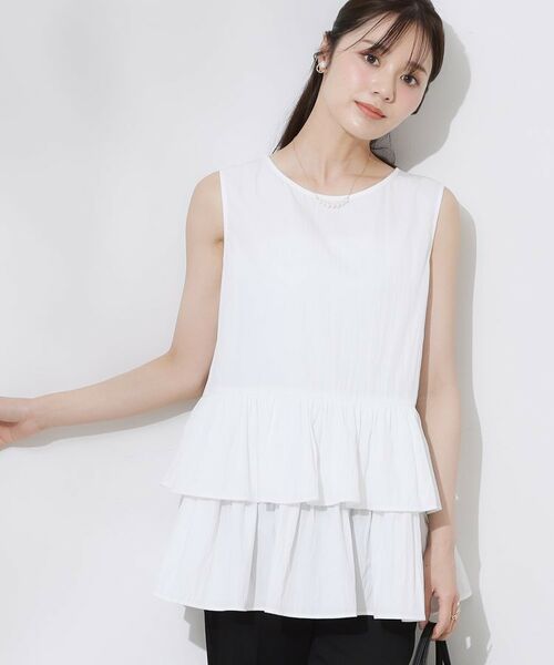 Couture Brooch / クチュールブローチ チュニック | フリルノースリチュニック | 詳細2