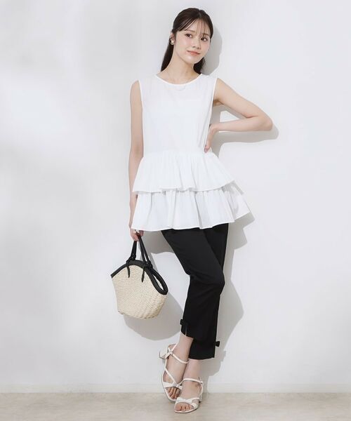 Couture Brooch / クチュールブローチ チュニック | フリルノースリチュニック | 詳細4