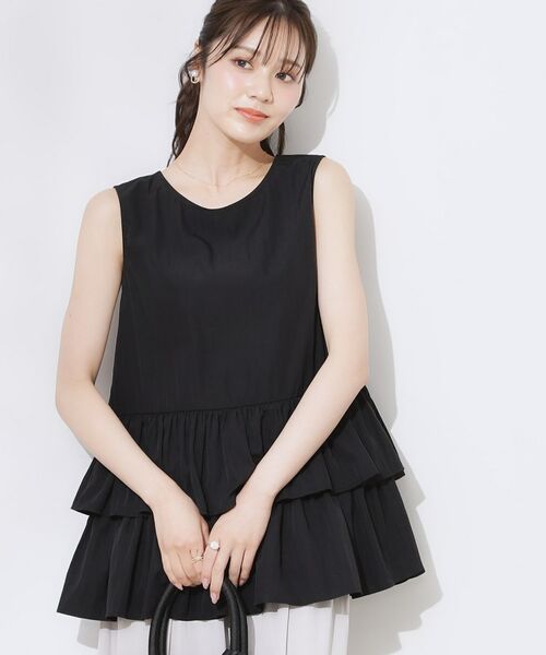 Couture Brooch / クチュールブローチ チュニック | フリルノースリチュニック | 詳細8