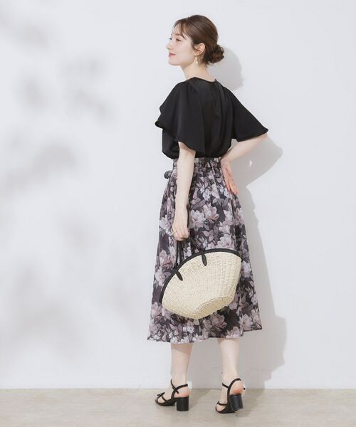 Couture Brooch / クチュールブローチ シャツ・ブラウス | 【洗える・通勤】Vネックパール調フレアブラウス | 詳細16