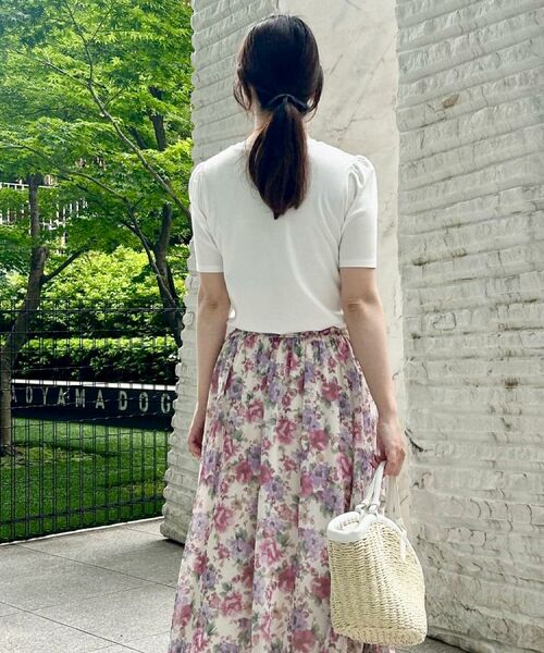 Couture Brooch / クチュールブローチ Tシャツ | 【接触冷感・UV機能あり・マシンウォッシャブル】60シルケット パフュームエンブロTシャツ | 詳細13