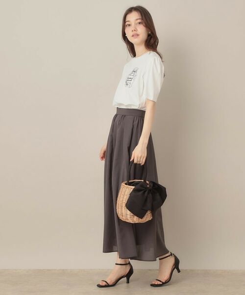 Couture Brooch / クチュールブローチ Tシャツ | 【接触冷感・UV機能あり・マシンウォッシャブル】60シルケット パフュームエンブロTシャツ | 詳細2