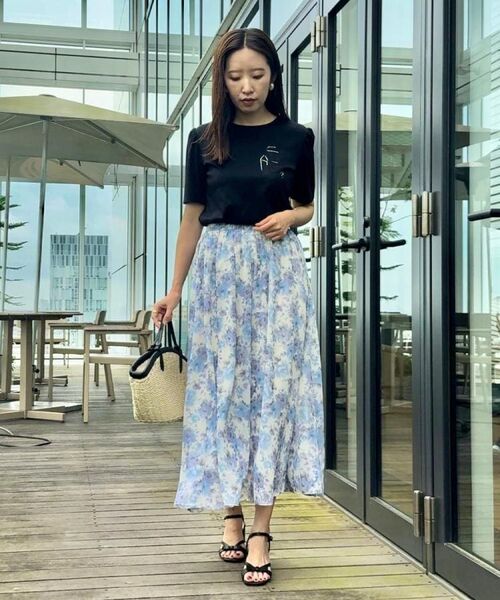 Couture Brooch / クチュールブローチ Tシャツ | 【接触冷感・UV機能あり・マシンウォッシャブル】60シルケット パフュームエンブロTシャツ | 詳細21