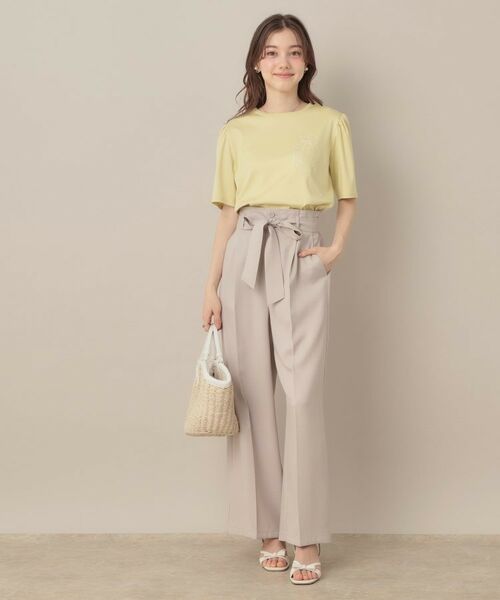 Couture Brooch / クチュールブローチ Tシャツ | 【接触冷感・UV機能あり・マシンウォッシャブル】60シルケット パフュームエンブロTシャツ | 詳細28