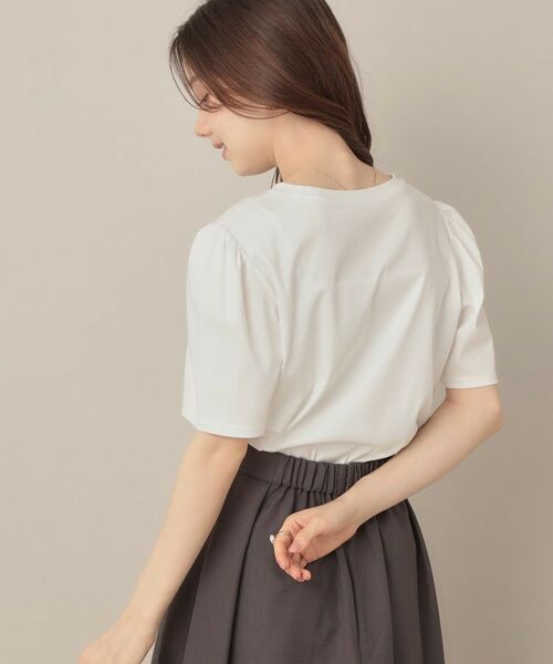 Couture Brooch / クチュールブローチ Tシャツ | 【接触冷感・UV機能あり・マシンウォッシャブル】60シルケット パフュームエンブロTシャツ | 詳細6