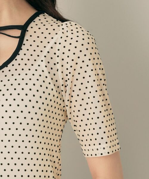 Couture Brooch / クチュールブローチ カットソー | 2WAYリボンドットチュールプルオーバー | 詳細23