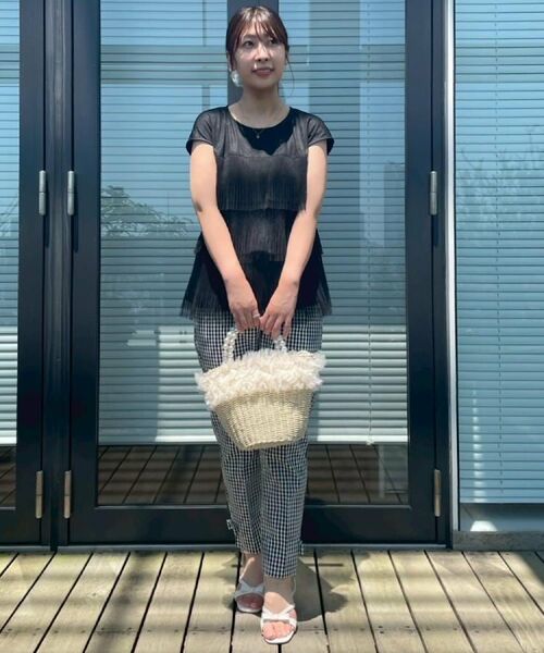 Couture Brooch / クチュールブローチ カットソー | 【マシンウォッシャブル・大人可愛い】チュールプリーツチュニック | 詳細20