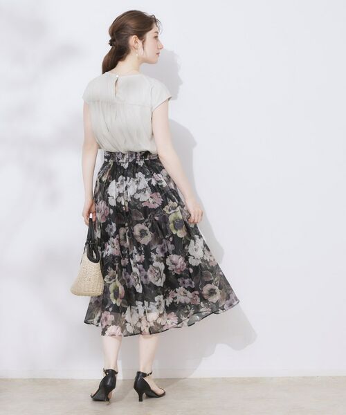 Couture Brooch / クチュールブローチ カットソー | 【マシンウォッシャブル・大人可愛い】チュールプリーツチュニック | 詳細3