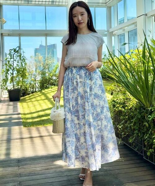 Couture Brooch / クチュールブローチ カットソー | 【マシンウォッシャブル・大人可愛い】チュールプリーツチュニック | 詳細7