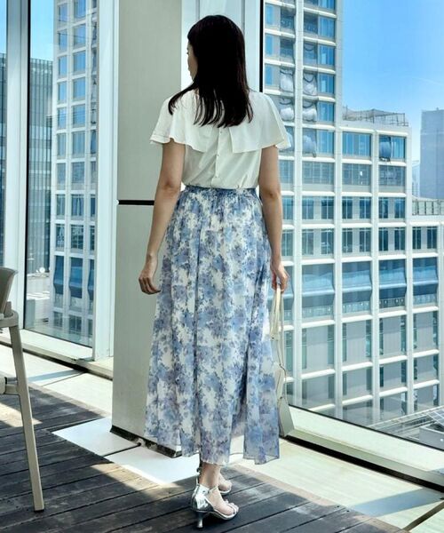 Couture Brooch / クチュールブローチ カットソー | 【マシンウォッシャブル・UVケア・接触冷感】2WAYケープデザインカットソー | 詳細11