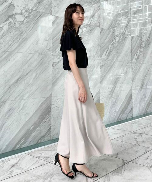 Couture Brooch / クチュールブローチ カットソー | 【マシンウォッシャブル・UVケア・接触冷感】2WAYケープデザインカットソー | 詳細26