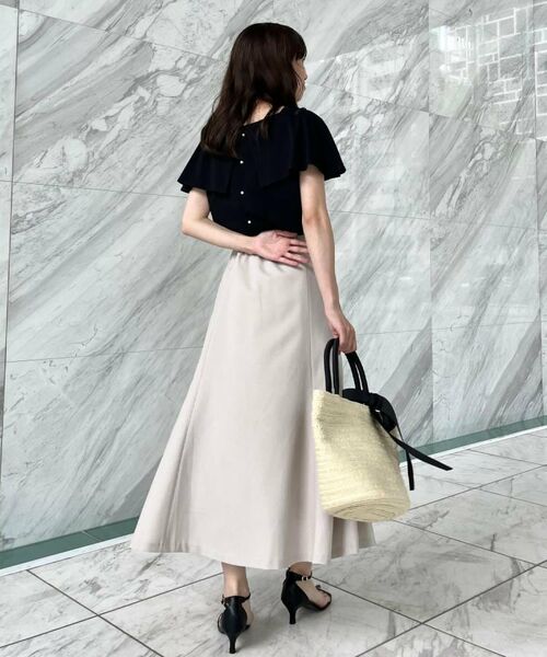 Couture Brooch / クチュールブローチ カットソー | 【マシンウォッシャブル・UVケア・接触冷感】2WAYケープデザインカットソー | 詳細27