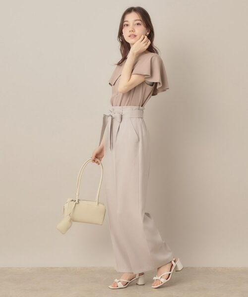 Couture Brooch / クチュールブローチ カットソー | 【マシンウォッシャブル・UVケア・接触冷感】2WAYケープデザインカットソー | 詳細30