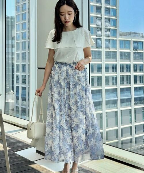 Couture Brooch / クチュールブローチ カットソー | 【マシンウォッシャブル・UVケア・接触冷感】2WAYケープデザインカットソー | 詳細9