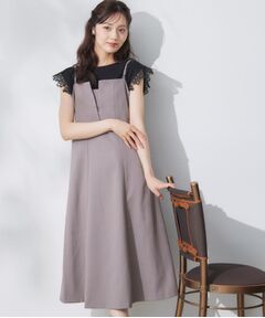 Couture Brooch / クチュールブローチ ロング・マキシ丈ワンピース | 【洗える・大人可愛い】リネンライクアソートキャミワンピース