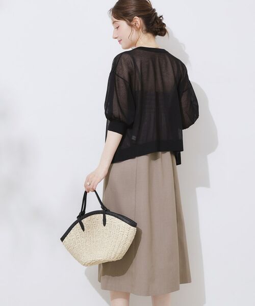 Couture Brooch / クチュールブローチ ロング・マキシ丈ワンピース | 【洗える・大人可愛い】リネンライクアソートキャミワンピース | 詳細16