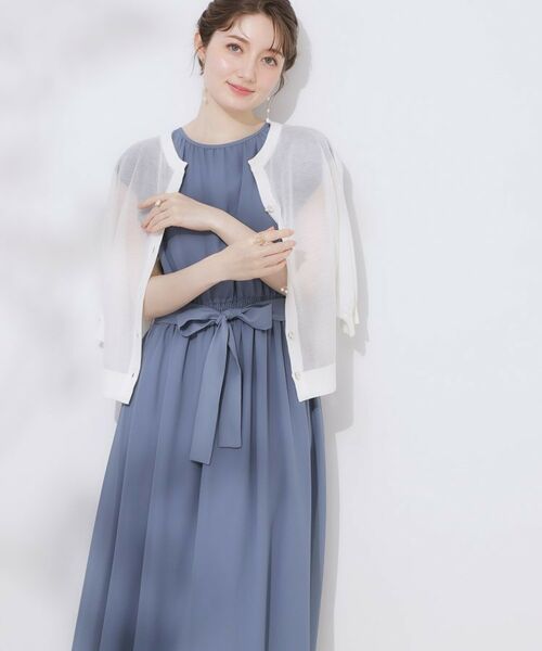 Couture Brooch / クチュールブローチ ロング・マキシ丈ワンピース | 【一枚で着映える・楽ちん・ドライタッチ】フリルスリーブワンピース | 詳細15