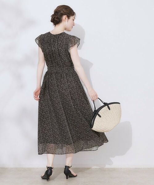 Couture Brooch / クチュールブローチ ロング・マキシ丈ワンピース | 【一枚で着映える・楽ちん・ドライタッチ】フリルスリーブワンピース | 詳細24