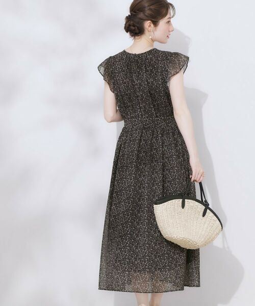 Couture Brooch / クチュールブローチ ロング・マキシ丈ワンピース | 【一枚で着映える・楽ちん・ドライタッチ】フリルスリーブワンピース | 詳細27